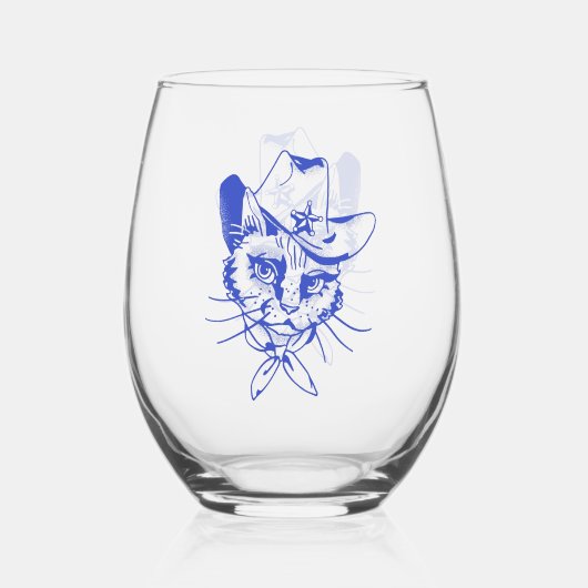 Kitty Steelloze Wijn Glas (Voorkant)