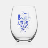Kitty Steelloze Wijn Glas (Achterkant)