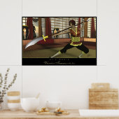 Kitty Su Qwan-Dancing Rose Poster (Keuken)