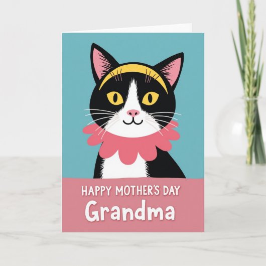 Kitty Sweet Moederdag kaart (Voorkant)