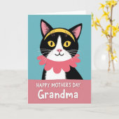 Kitty Sweet Moederdag kaart (Gele Bloem)
