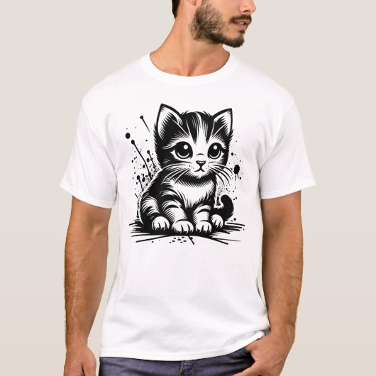 Kitty T-shirt (Voorkant)