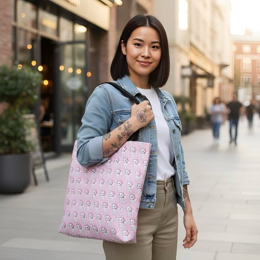 Kitty Tote Tas