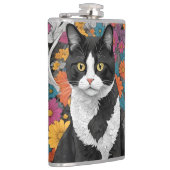 Kitty tussen de bloemen heupfles (Rechts)