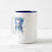 Kitty Tweekleurige Koffiemok (Voorkant links)