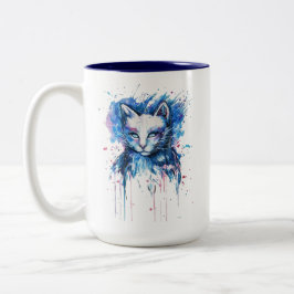 Kitty Tweekleurige Koffiemok