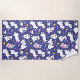 Kitty Unicorns strandhanddoek Strandlaken