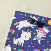 Kitty Unicorns strandhanddoek Strandlaken (In situ)