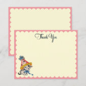 Kitty Verjaardag | Platte bedankkaartjes Notitiekaartje (Voorkant / Achterkant)