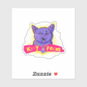 Kitty Vicious  Sticker (Vel)