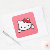 Kitty Vierkante Sticker (Envelop)