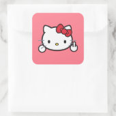 Kitty Vierkante Sticker (Tas)
