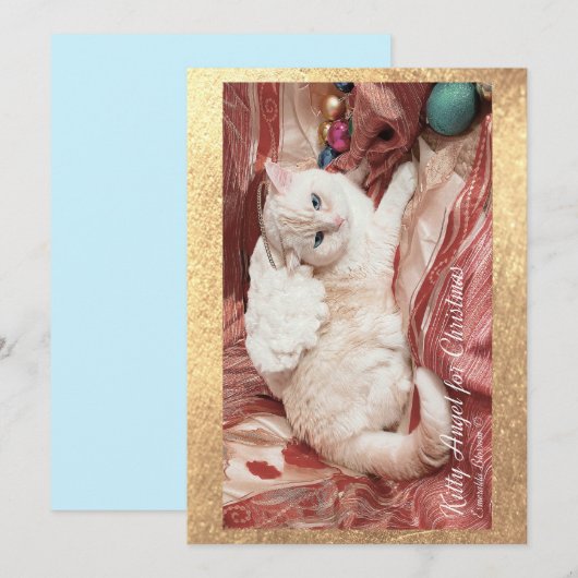 Kitty voor Kerstmis Aankondiging (Voorkant / Achterkant)