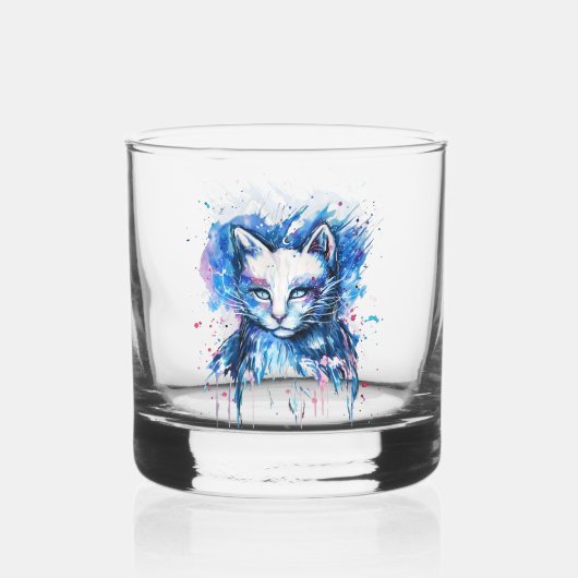 Kitty Whisky Glas (Achterkant)
