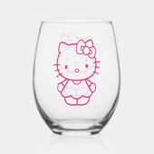 Kitty Wijnglas Zonder Voet (Voorkant)