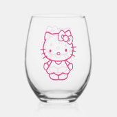 Kitty Wijnglas Zonder Voet (Achterkant)