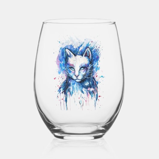 Kitty Wijnglas Zonder Voet (Voorkant)
