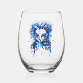 Kitty Wijnglas Zonder Voet (Achterkant)