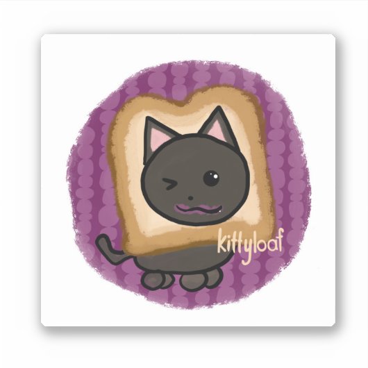 Kittyloaf Sticker (Voorkant)