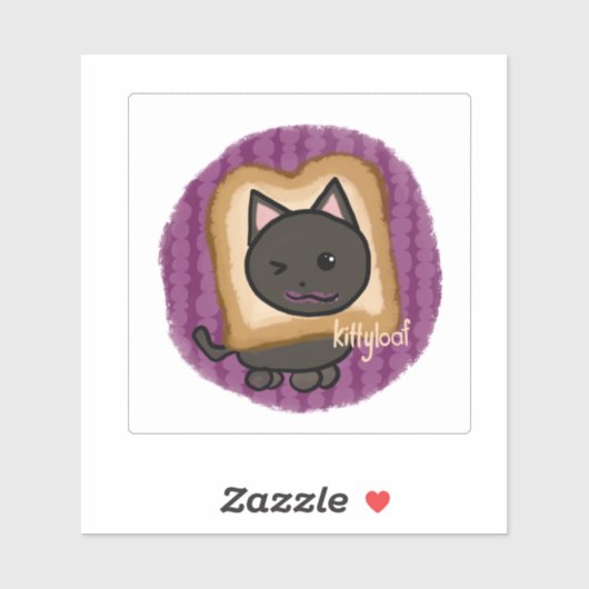 Kittyloaf Sticker (Vel)