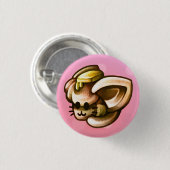 KittyLoafDinnerRoll Ronde Button 3,2 Cm (Voorkant /achterkant)