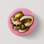 KittyLoafDinnerRoll Ronde Button 3,2 Cm (Voorkant)