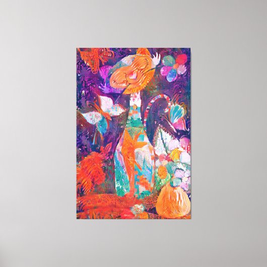 KittyQ Acrylzuur Canvas Afdruk (Voorkant)