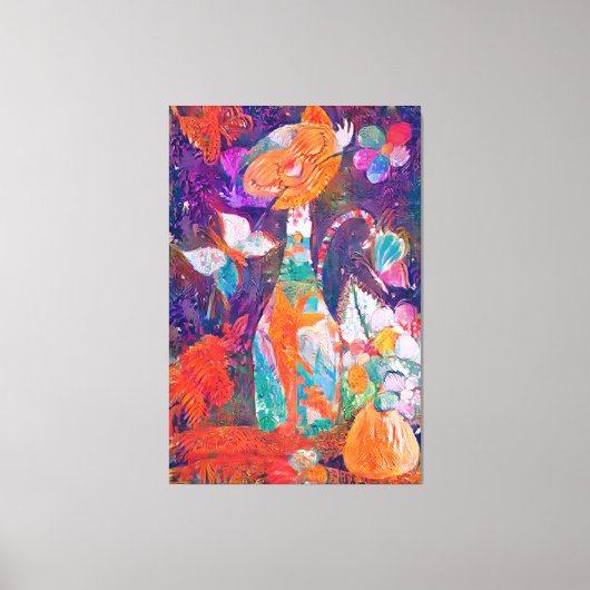 KittyQ Acrylzuur Canvas Afdruk (Voorkant)