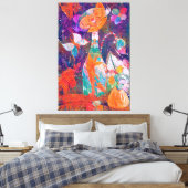 KittyQ Acrylzuur Canvas Afdruk (Insitu (Slaapkamer))