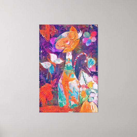 KittyQ Canvas Afdruk (Voorkant)