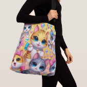 Kittys Cats Bling Lintjes Crossbody Tas (Dichtbij)