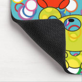 Kittys gekleurd op Muismat cirkels (Hoek)