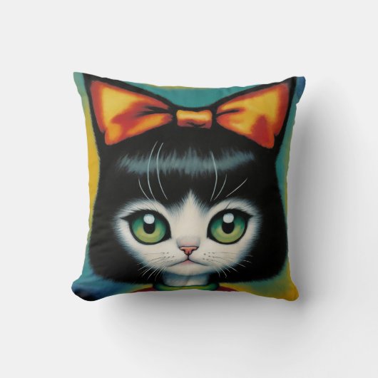 Kitty's Nieuwe Strik Kussen (Voorkant)