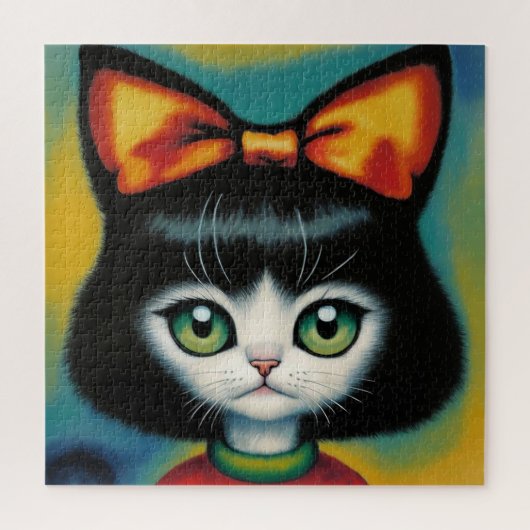 Kitty's Nieuwe Strik Legpuzzel (Verticaal)