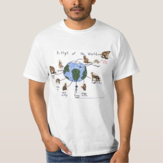 Kittys of the world t-shirt