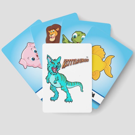 KITTYSAURUS™ KAARTSPEL 'Memoryspel' Pokerkaarten (Achterkant)