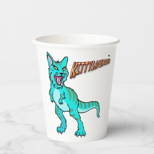 KITTYSAURUS™ PAPieren BEKERS (Voorkant)