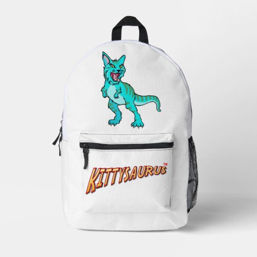KITTYSAURUS™ SCHOOLRUGZAK BEDRUKTE RUGZAK (Voorkant)