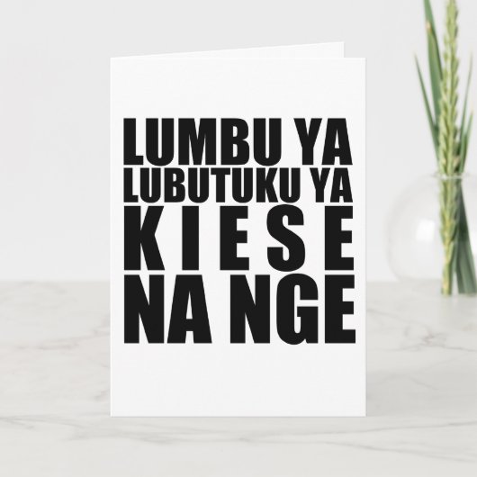 Kituba Kaart (Voorkant)