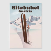 kitzbuhel Austrian ski poster (Voorkant)