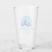 Kitzbühel Kirchberg Oostenrijk skigebied bierglas Glas (Achterkant)