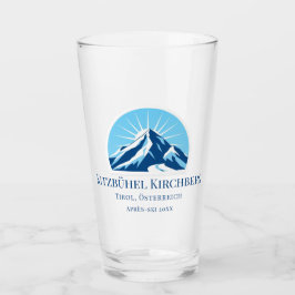 Kitzbühel Kirchberg Oostenrijk skigebied bierglas Glas