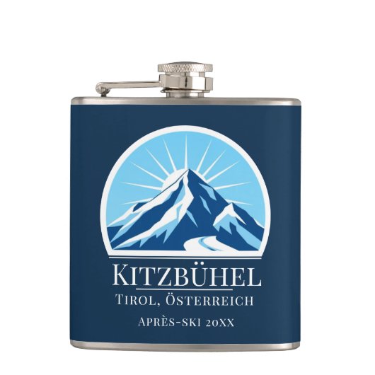 Kitzbühel Kirchberg Oostenrijk skigebied Heupfles (Voorkant)