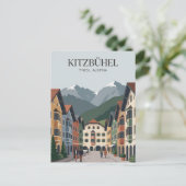 Kitzbühel Oostenrijk Briefkaart (Staand voorkant)