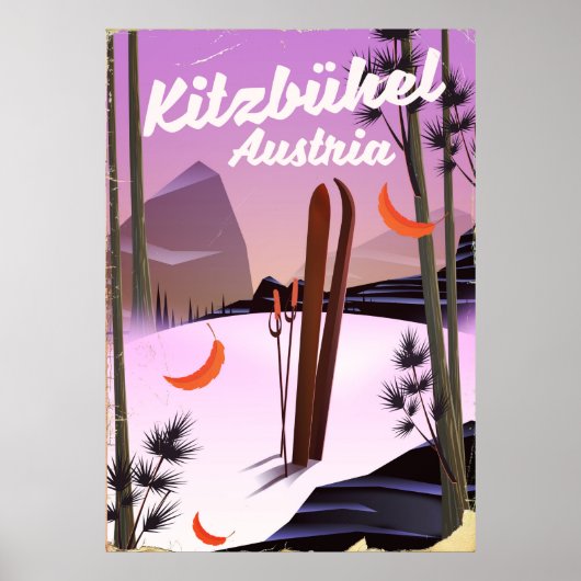 Kitzbühel Oostenrijk Poster (Voorkant)