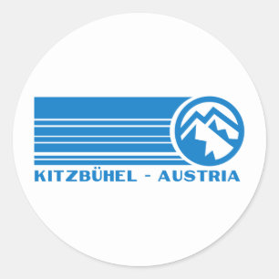 Kitzbuhel Oostenrijk Ronde Sticker