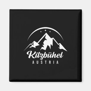 Kitzbühel Oostenrijk Skigebied Snowboarden S Magneet