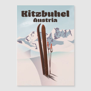Kitzbühel Oostenrijkse ski-poster