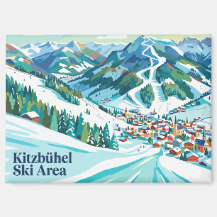 Kitzbühel Skigebied Oostenrijk Magneet