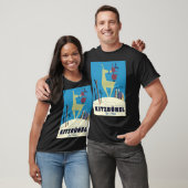 Kitzbuhel Skiposter T-shirt (Unisex)